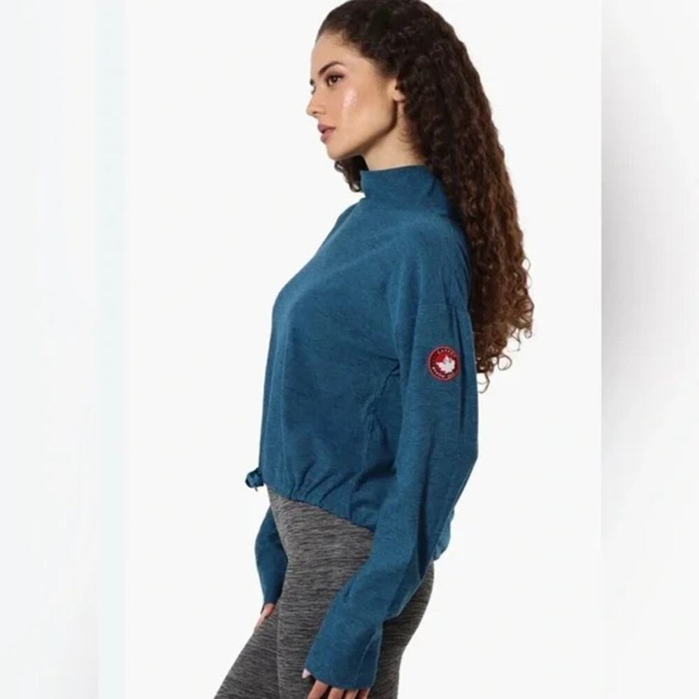 Canada Weather Gear Cowl Neck Long Sleeve Top Sz M